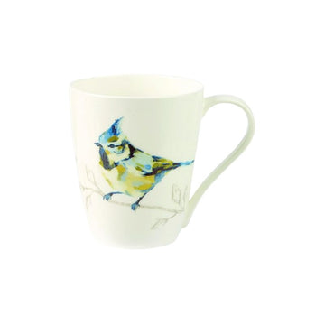 Churchill China Harlequin Persico Turquoise Fine Bone China Gift Coffee Tea Mug With Gift Box