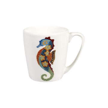 Churchill Paradise Fish Seahorse Fine China Gift Coffee Mug, Made In England