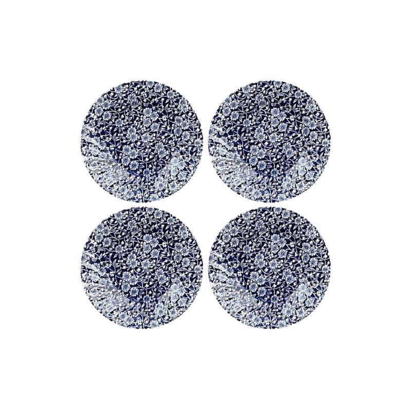 Royal Wessex by Churchill Victorian Calico Floral Salad Plates 8" - Set of 4 | Made in England