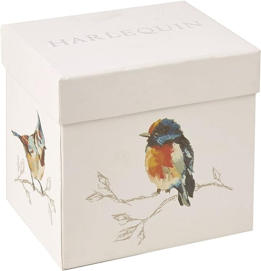 Churchill China Harlequin Persico Lemon Fine Bone China Gift Coffee Tea Mug With Gift Box